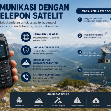 Alat Komunikasi Telepon Satelit